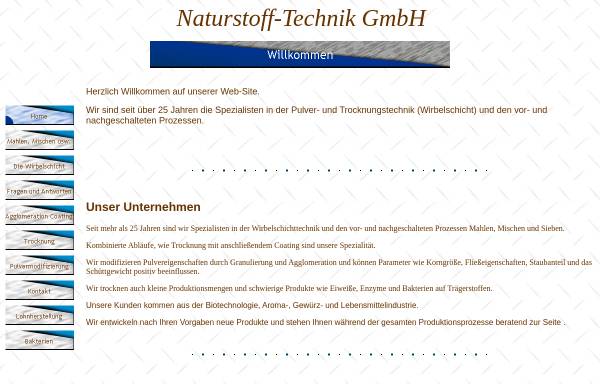 Vorschau von www.naturstoff-technik.de, Naturstoff - Technik GmbH