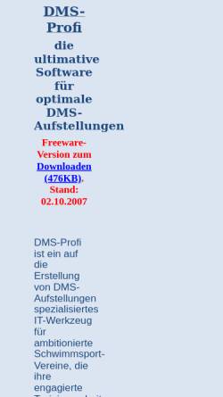 Vorschau der mobilen Webseite www.dmsprofi.de, DMS-Profi