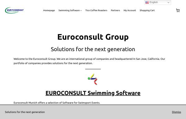 Vorschau von www.ec-munich.com, Euroconsult Software - Schwimmen