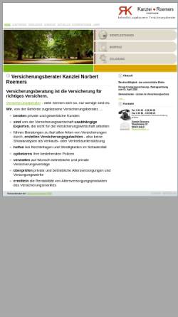 Vorschau der mobilen Webseite www.kanzlei-roemers.de, Kanzlei Norbert Roemers