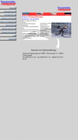 Vorschau der mobilen Webseite www.sa-tra.de, Sauerwein Kleintransporte GmbH