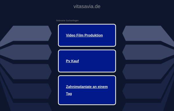 Vorschau von www.vitasavia.de, VitaSavia