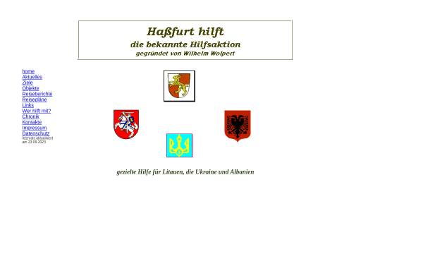 Vorschau von www.hassfurt-hilft.de, Haßfurt hilft