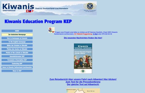 Vorschau von www.deetlefs.ch, Kiwanis Education Programme