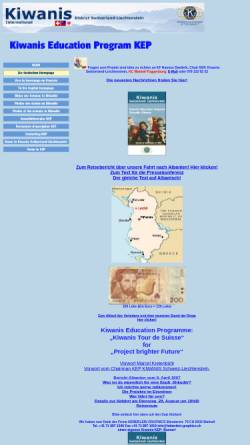 Vorschau der mobilen Webseite www.deetlefs.ch, Kiwanis Education Programme