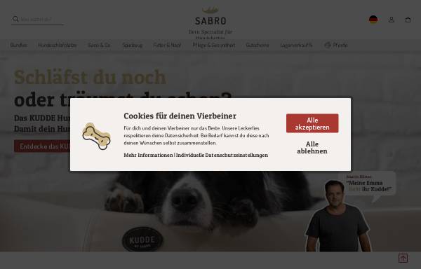 Vorschau von www.sabro.de, Sabro GmbH