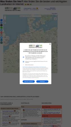 Vorschau der mobilen Webseite www.landkartenindex.de, Landkartenindex
