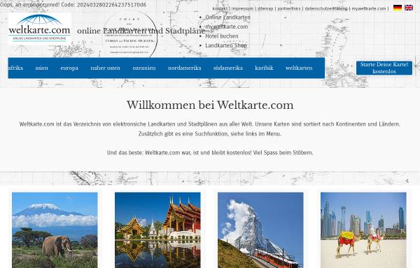 Vorschau von www.weltkarte.com, Weltkarte.com