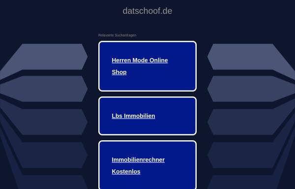 Vorschau von www.datschoof.de, DAT SCHOOF LTD.