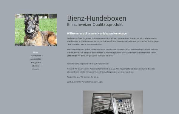 Vorschau von www.autohundebox.ch, Pneuservice Koni Bienz AG