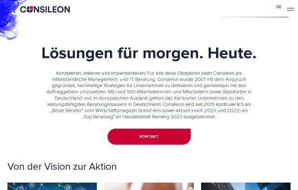 Vorschau von www.consileon.de, Consileon Business Consultancy GmbH