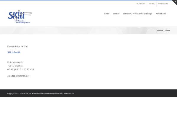 Vorschau von skillgmbh.de, Skill GmbH