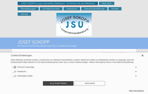 Vorschau von www.sokopp.com, Unternehmensberatung Josef Sokopp