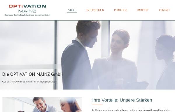 Vorschau von www.optivation.de, Optivation - Optimized Technology & Business Innovation GmbH