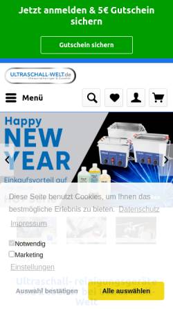 Vorschau der mobilen Webseite www.schalltec.de, Schalltec GmbH