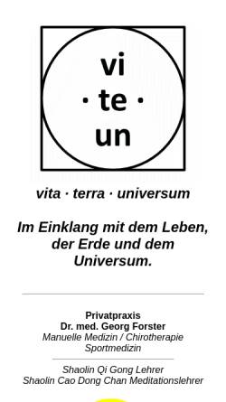 Vorschau der mobilen Webseite www.viteun.de, Forster, Esther M.