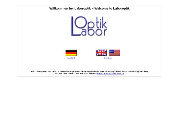 Vorschau von www.lo-laboroptik.de, LO-Laboroptik GmbH