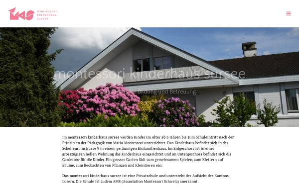 Vorschau von www.montessorisursee.ch, Montessori Kinderhaus Sursee