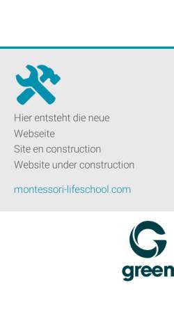 Vorschau der mobilen Webseite www.montessori-lifeschool.com, Montessori Schule March