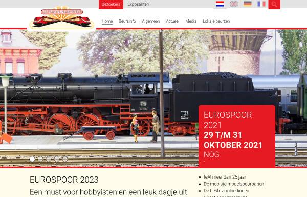 Vorschau von www.eurospoor.nl, Eurospoor