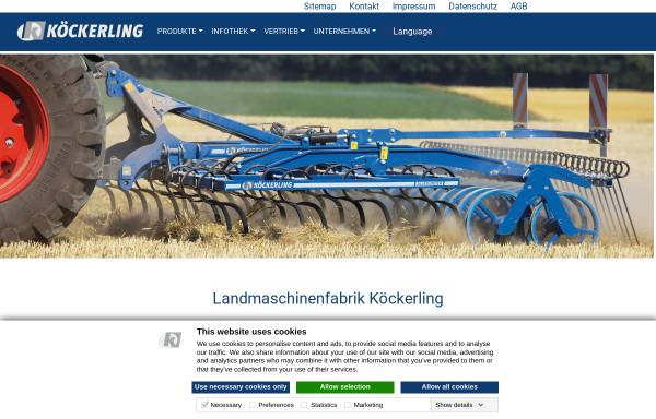 Vorschau von koeckerling.com, Köckerling Landmaschinen