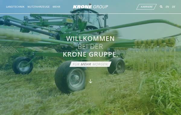 Vorschau von www.krone.de, Krone-Gruppe