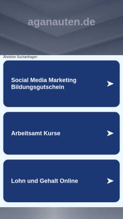 Vorschau der mobilen Webseite www.aganauten.de, AGAnauten.de