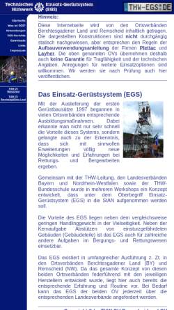 THW-Einsatzgerüstsystem
