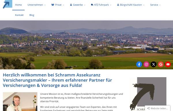 Vorschau von www.schramm-assekuranz.de, Atos Versicherungsmakler GmbH & Co. KG