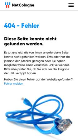 Vorschau der mobilen Webseite www.mynetcologne.de, Meerschweinchenstammtisch