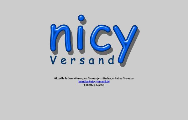 Vorschau von www.nicy.de, nicy-Versand, Inh. Margrit Lohmann
