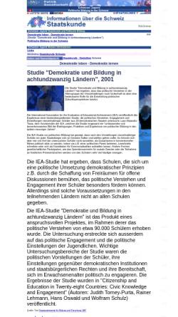 Vorschau der mobilen Webseite www.raonline.ch, Politische Bildung in der Schweiz