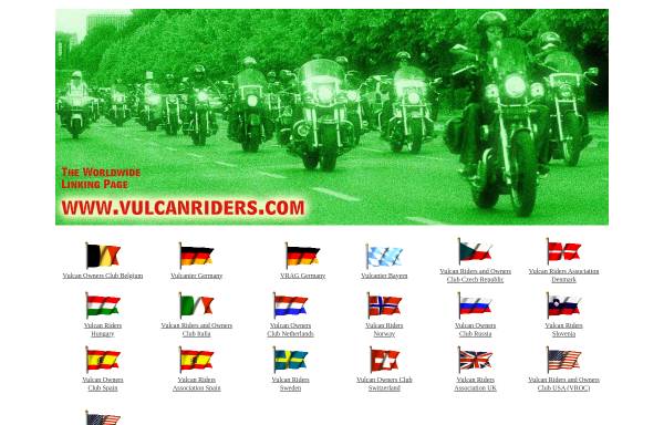 Vorschau von www.vulcanriders.com, Deutsche Kawasaki Vulcan Webseite