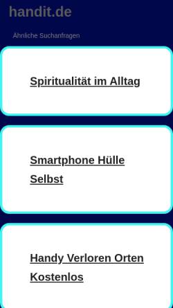 Vorschau der mobilen Webseite www.handit.de, Handit.de - Das Pocket PC Informationsforum