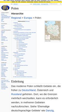 Vorschau der mobilen Webseite wiki-de.genealogy.net, GenWiki - Polen