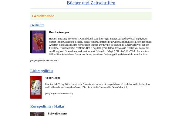 Vorschau von www.buecher-zeitschriften.com, Dulzineas Buchvorstellungen