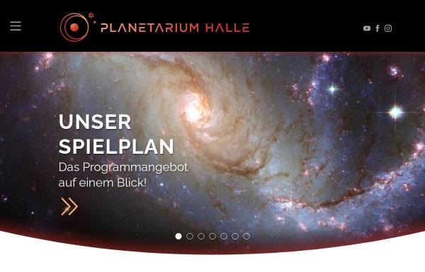 Vorschau von www.planetarium-halle.de, Planetarium