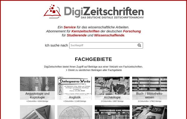 Vorschau von www.digizeitschriften.de, DigiZeitschriften e.V.