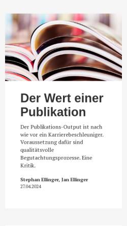 Vorschau der mobilen Webseite www.forschung-und-lehre.de, Forschung & Lehre