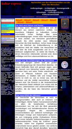 Vorschau der mobilen Webseite www.kultur-express.de, kultur-express