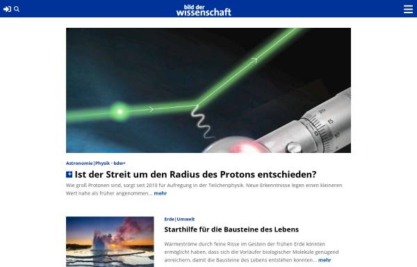Vorschau von www.wissenschaft.de, Wissenschaft.de, Konradin Medien GmbH