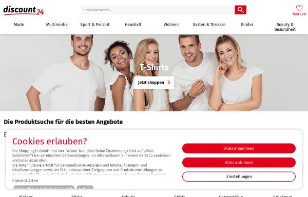 Vorschau von www.discount24.de, Discount24 GmbH & Co. KG