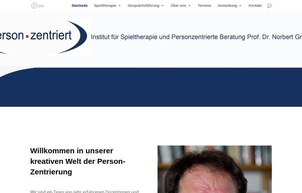 Vorschau von www.person-zentriert.de, Arbeitsgemeinschaft für klientenzentierte Therapie und humanistische Pädagogik