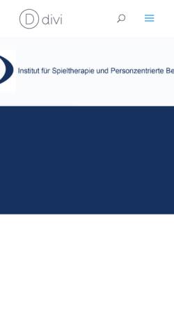 Vorschau der mobilen Webseite www.person-zentriert.de, Arbeitsgemeinschaft für klientenzentierte Therapie und humanistische Pädagogik
