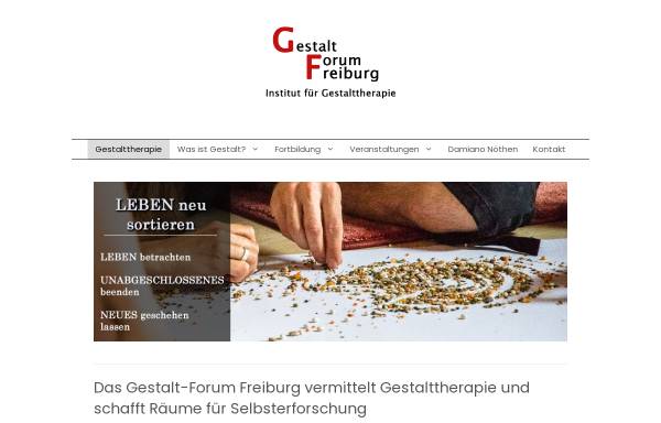 Vorschau von gestalt-freiburg.de, Gestalt-Forum Freiburg