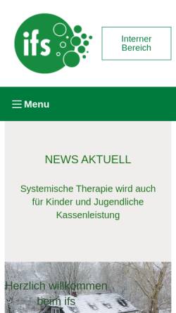 Vorschau der mobilen Webseite ifs-essen.de, Ifs Essen - Institut für systemische Weiterbildung