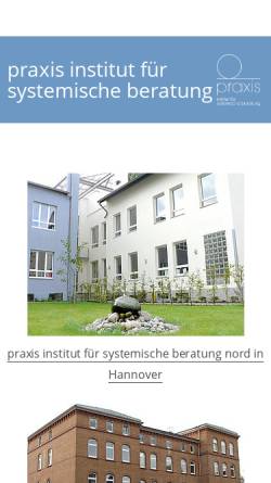 Vorschau der mobilen Webseite www.praxis-institut.de, Praxis-Institut für Systemische Beratung