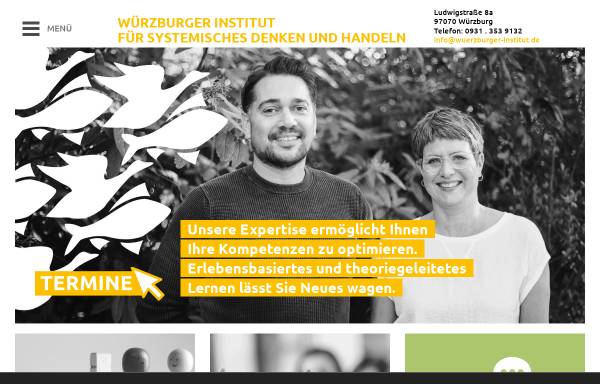 Vorschau von www.wuerzburger-institut.de, Würzburger Institut für systemisches Denken und Handeln