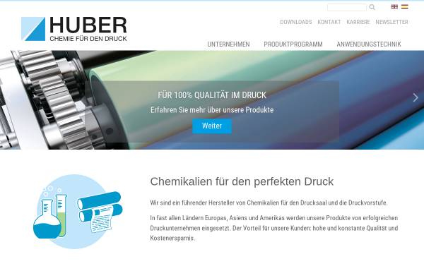 Vorschau von www.huber-graphics.com, Huber GmbH