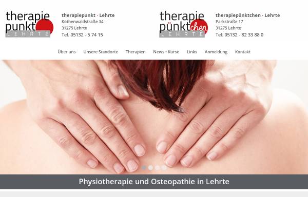 Vorschau von www.therapiepunkt-lehrte.de, TherapiePunkt - Lehrte
